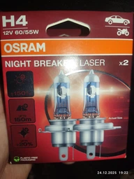 Автолампы Osram Night Breaker Laser Next Generation H4 60/55W (64193NL-HCB)