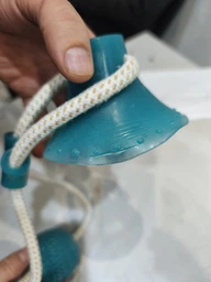 Іграшка для собак канат на присоску з м'ячем Dog Toy Rope синій фото від покупців 2
