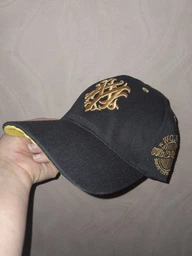 Бейсболка чёрная с золотой вышивкой New York Yankees WOLF Золота Кепка NY (ІІ) 33973