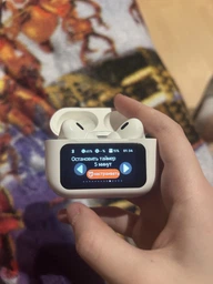 Бездротові вакуумні блютуз навушники Lexego Air 9 Pro 2 для IOS та Android із сенсорним екраном та шумопоглинанням ANC Bluetooth White A9Pro5-W
