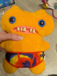 Fuggler (Фуглер) 22 см Кривозубий слимак помаранчевий м'яка іграшка Fuggler Funny Ugly Monster (арт 14729)