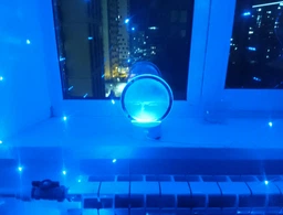 Настольная лампа ночник TOPA Песочные часы 3D картина Подвижный песок RGB фото от покупателей 2