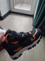 Подростковые зимние ботинки для мальчика Primigi 8936222 36 Black - Ocher (8936222360429)