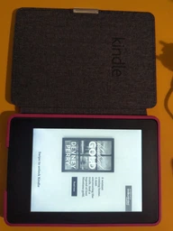 Чехол обложка для электронной книги Amazon Kindle Paperwhite 5th / 6th / 7th Generation 2012 / 2013 / 2015 Кожаный, розовый фото от покупателей 3