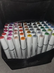 Двосторонні маркери для малювання та скетчингу Touch Multicolor набір на спиртовій основі 40 штук