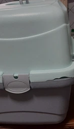Переноска для кошек и собак Animall CNR-102 48.5х32.5х32.5 см Серо-мятная (2000981202453) фото от покупателей 19