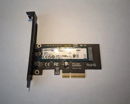 Адаптер JEYI SK4 M.2 NVMe M-key SSD to PCI-E 3.0 4.0 X4 X8 X16 (SK4-PCI) фото от покупателей 3