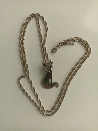Срібний кулон “Котик в намисті” (АРТ. №255) Dadiverin Jewelry