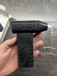 Турбо вентилятор Hoco HX67 (Type-C, ручний, 100 рівнів регулювання, 52м/с, LED-дисплей, 3000 мАг, турбовентилятор) - Чорний фото від покупців 3
