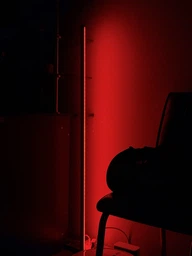 Торшер неоновая лампа Lamp Led Rgb 120 см от Usb напольный угловой светильник, ночник, с пульт управления (черная) фото от покупателей 12