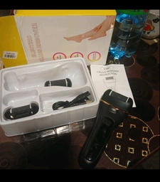 Электрическая роликовая пилка пемза для ног и пяток аккумуляторная Electric Callus Remover с LCD дисплеем и функцией самоочистки + большой комплект по уходу за ногами фото от покупателей 11