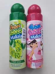 Парфюмированный дезодорант для девочек Malizia Bon Bons Cyber Kiwi 75 мл (8003510006458)