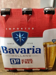 Упаковка пива Bavaria безалкогольное светлое фильтрованное 0.0 % 0.33 л x 24 шт (8714800016988)