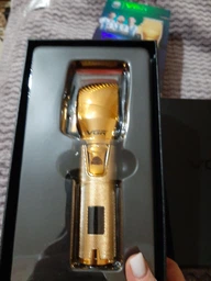 Профессиональная машинка для стрижки аккумуляторная VGR Professional Hair Clipper тример для стрижки волосся, триммер для бороды 2500 mAh Gold