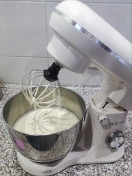 Планетарный миксер RZTK Stand Mixer 1500 4.5 л Milk White фото от покупателей 17