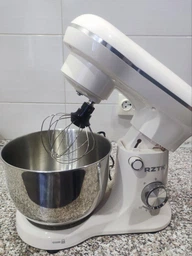Планетарный миксер RZTK Stand Mixer 1500 4.5 л Milk White фото от покупателей 15
