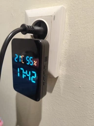 Дзвінок дверний бездротовий з козирком з DOORBELL 5615 з годинником, термометром і показником вологості