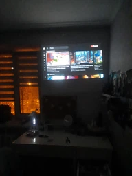 Проектор домашний кинотеатр LED портативный Wi-Fi Android 720P HD 120 ANSI люмен с автофокусом автокоррекцией трапеции голосовым управлением пультом с поворотом 180° для просмотра фильмов сериалов игр на стену потолок компактный для дома квартиры отдыха фото от покупателей 10