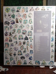 Набір наклейок стікерів Міку Хацуне Hatsune Miku 50 штук наліпки з Vocaloid фото від покупців 1