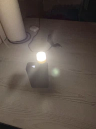USB LED лампочка цилиндрическая, теплый свет White