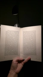 Лампа для чтения книг Аккумуляторная Перезаряжаемая 7 LED светодиодов 3 уровня свечения 3000-6000К Гибкая Clip ножка прищепка A01 Black фото от покупателей 1