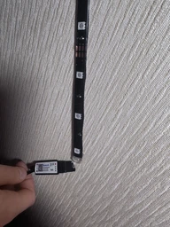 Самоклеющаяся светодиодная LED лента RGB 5050 strip влагостойкая с пультом управлением Комплект 5 метров 16 цветов от USB совместимость с Авто, ТВ, ПК фото от покупателей 5