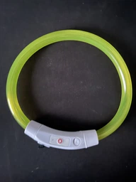 Нейлоновий нашийник для собак, що світиться, з USB зарядкою Помаранчевий 7PH9H67EX9