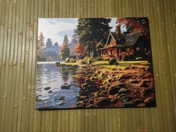 Картина по номерам Origami Дом в Лесу 40x50 см (LW31250) фото от покупателей 2