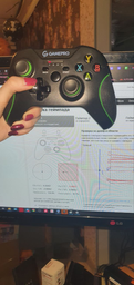 Беспроводной геймпад GamePro MG650B Black-Green фото от покупателей 3