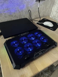 Охлаждающая подставка для ноутбука Gamepro CP795 Black фото от покупателей 5