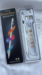 Стилус стильный модный с дисплеем DrawPen Active Pro для iPhone iPad Android планшета телефона сенсорного экрана подарок девочке женщине ученице для рисования письма учебы заметок творчества скетчей художественный дизайнерский рисовальный розовый (21014) фото от покупателей 3