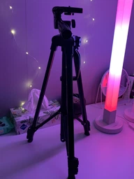 Штатив для смартфона та камери Andoer F3366T, трипод алюмінієвий з тримачем для телефона, 140 см, Чорний фото від покупців 3