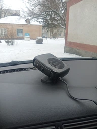 Автомобильный тепловентилятор - обогреватель салона авто 2в1 керамический кондиционер автодуйка печка в машину на 12/24V фото от покупателей 11