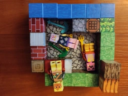 Магнитный блоковый конструктор Minecraft Дом Крипера на 58 кубиков Без бренду фото от покупателей 1