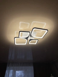 Люстра светодиодная 517 Light 3color с пультом 120Вт Белый (01672) фото от покупателей 4