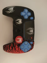 Качественный защитный силиконовый чехол Marvel`s Spider-Man 2 (Red) для геймпада Sony DualSense PS5 + накладки на стики