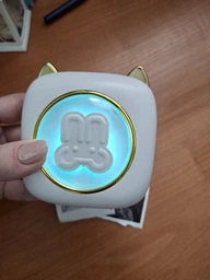 Мини принтер - ночник детский 7 цветов подсветки с Bluetooth для смартфона портативный термопринтер беспроводной белый портативный термопринтер фото от покупателей 10