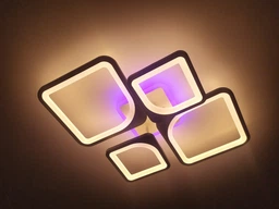 Люстра светодиодная 517 Light 3color с пультом 120Вт Белый (01672) фото от покупателей 3