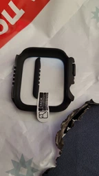 Захисний чохол зі склом для Apple Watch 7/8/9 (45 мм) Black фото від покупців 1