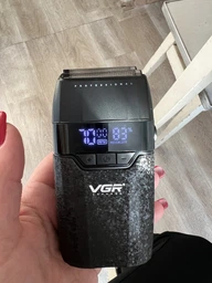 Электробритва шейвер мужской профессиональный VGR V-640S бритва 9000 ОБ. чорный фото от покупателей 7