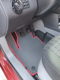 Коврики (2 шт, EVA, бежевые) для Renault Trafic 2015- гг фото от покупателей 1