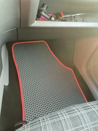 Коврики (2 шт, EVA, бежевые) для Renault Trafic 2015- гг
