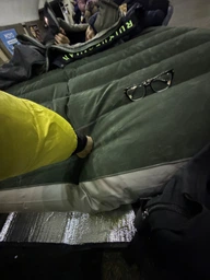 Надувной матрас Intex Downy Airbed 152 х 203 х 25 см Зеленый (64779)