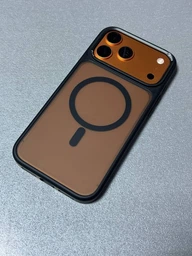 Чехол для iPhone 17 Pro Max c Magsafe Rock Guard Touch Magnetic Protection Case (Metal Lens Frame) Grey