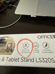 Подставка для ноутбука OfficePro LS320S Aluminum alloy Silver
