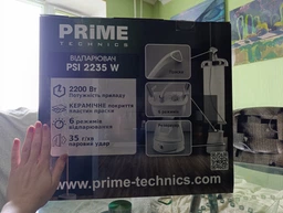 Отпариватель для одежды вертикальный со стойкой Prime Technics Отпариватель для вещей, Паровой утюг, Парогенератор 2200 Вт White фото от покупателей 4