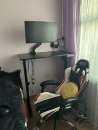 Стіл з електро-регулюванням висоти RZTK eDesk Basic 2 1000 х 600 мм Black фото від покупців 3