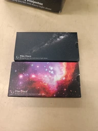 Ночник проектор звездного неба галактика Galaxy 19 сменных картриджей, домашний планетарий белый фото от покупателей 2