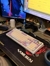 Клавіатура Ajazz AK980 Безпровідна RGB підсвітка HotSwap, Сіра фото от покупателей 5