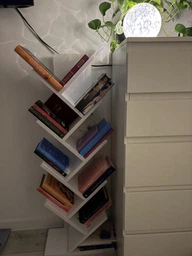Книжкова підлогова полиця ЛДСП 40х110х21.6 см Сонома фото від покупців 2